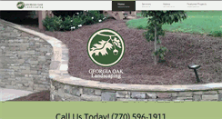 Desktop Screenshot of georgiaoaklandscaping.com